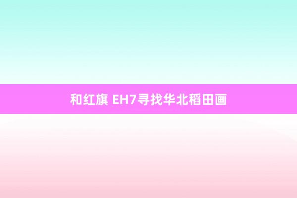 和红旗 EH7寻找华北稻田画